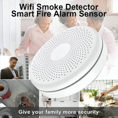 2-in-1 WiFi Smart Carbon Monoxide & Smoke Detector Alarm