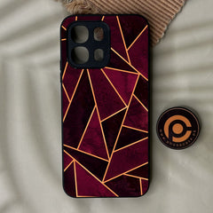 Oppo A6 4G - Geometric Design 7 - Premium Metal Printed Soft Bumper Shock Proof Case