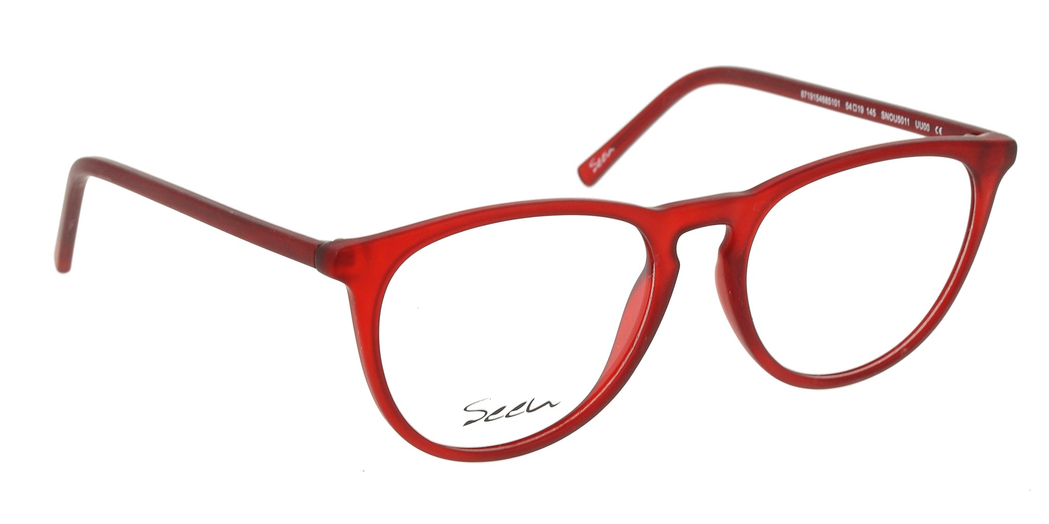 Lente Oftálmico Seen SNOU5011 Rojo-Más Visión México