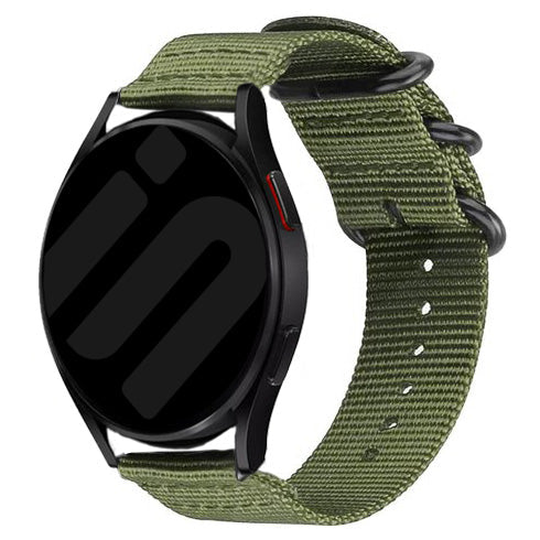 Bracelet nylon à boucle Amazfit Balance 3 (vert)