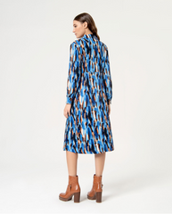 Surkana Blue Print Ippy Dress