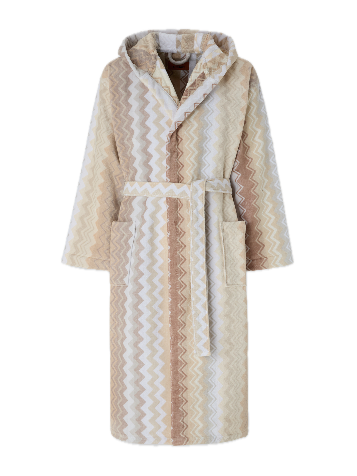 GIACOMO HOODED BATHROBE  Natural