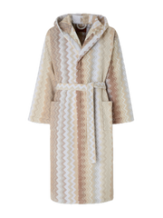 GIACOMO HOODED BATHROBE  Natural