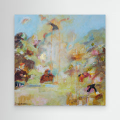 Abstrakt Landskap - Böljande Vyer - Tryck på Canvas