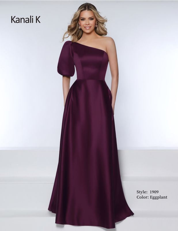 Kanali K Size 12 1909 Eggplant Bridesmaid Dress