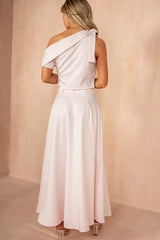 Meara Pink Off The Shoulder Top