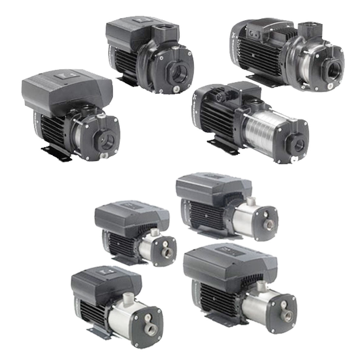 Grundfos 92510786 CM Horizontal Multistage End-Suction Centrifugal Pump