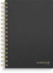 NOTESBOG DOTTED A5 SORT