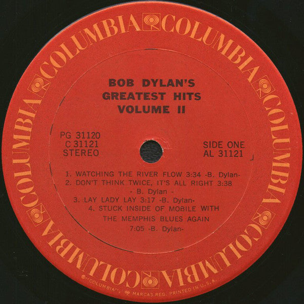 Bob Dylan : Bob Dylan's Greatest Hits Volume II (2xLP, Comp, RE, RP, Ter)