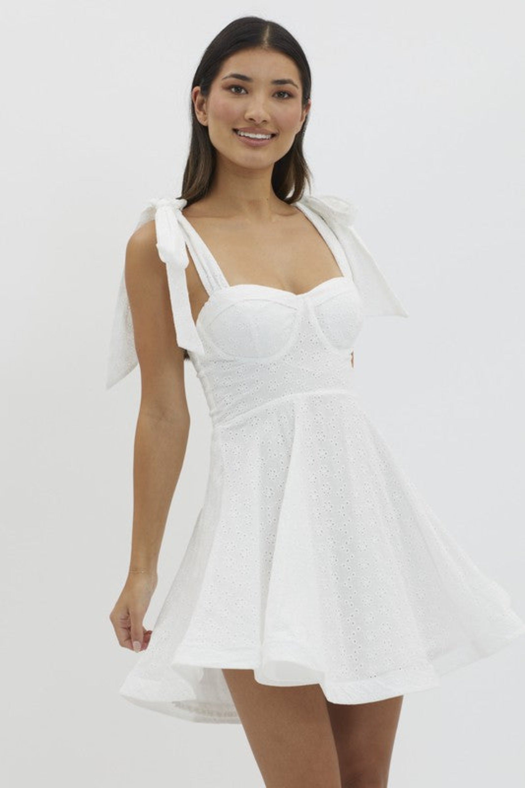 Follow Your Dreams White Mini Dress - SALE