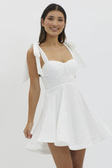 Follow Your Dreams White Mini Dress - SALE
