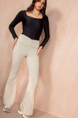 Inga Stone Flared Trousers