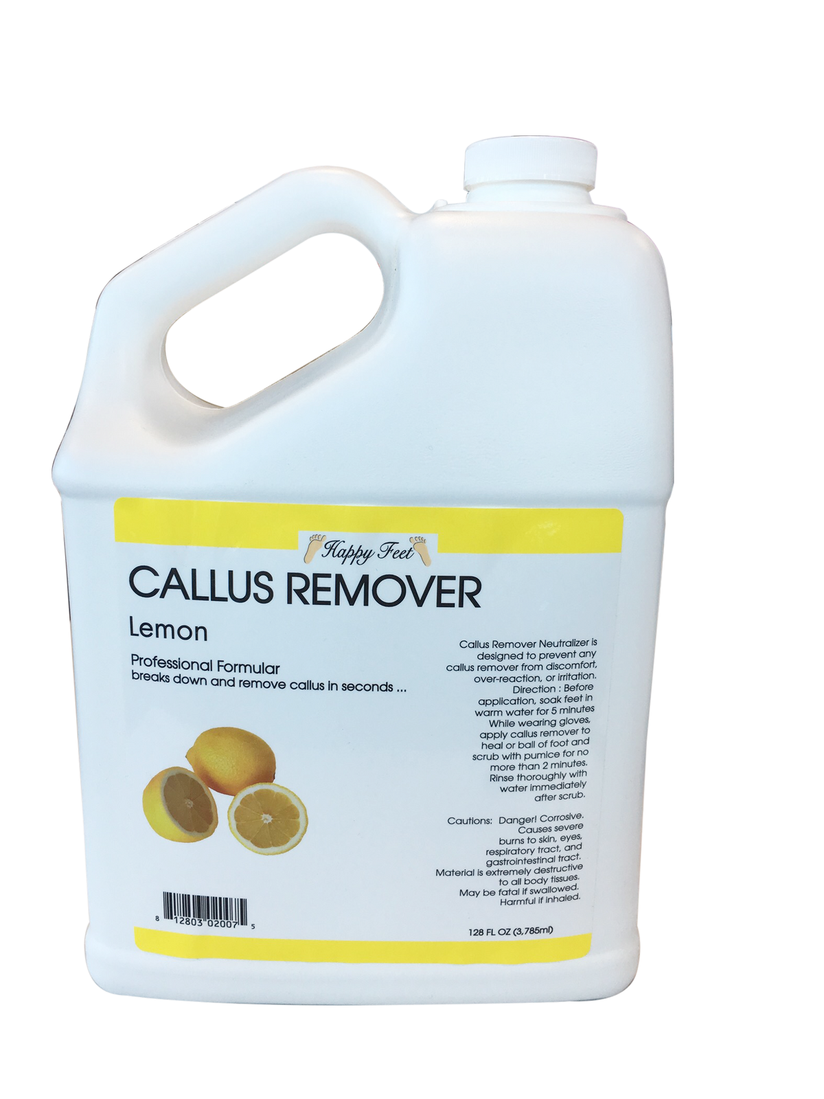 HappyFeet Callus Remover Gel Liquid - Lemon - Gallon