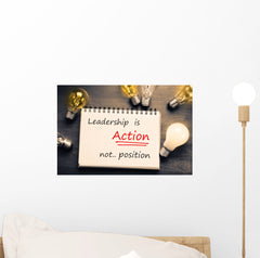Leadership Is Action Wall Decal