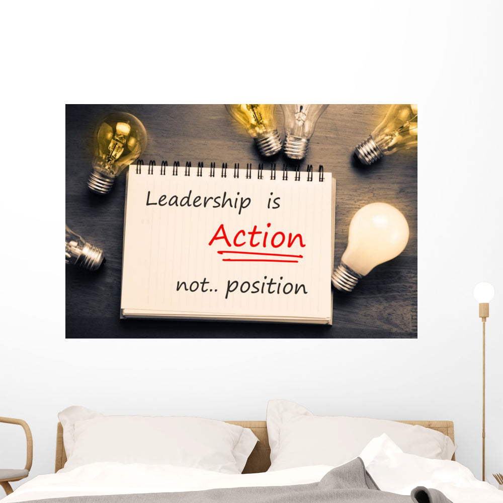 Leadership Is Action Wall Decal