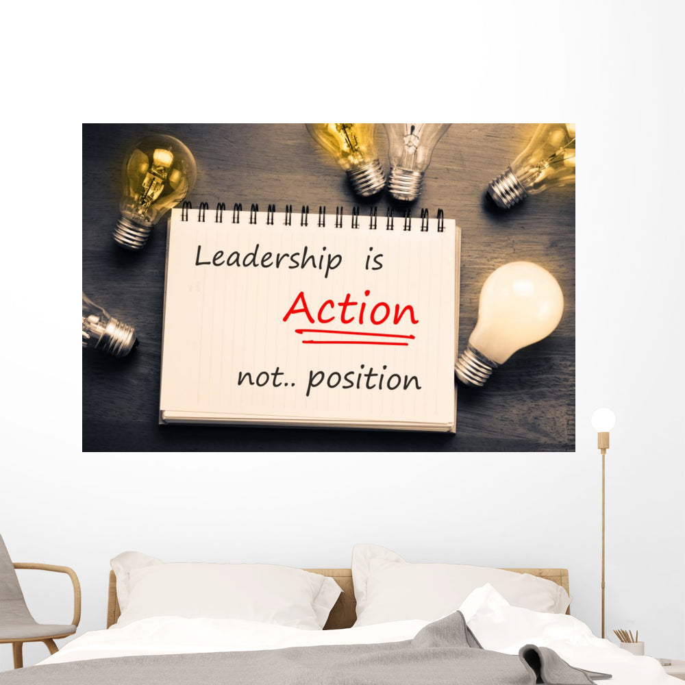 Leadership Is Action Wall Decal