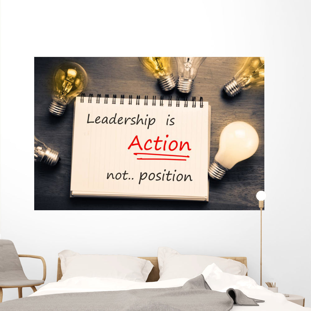 Leadership Is Action Wall Decal