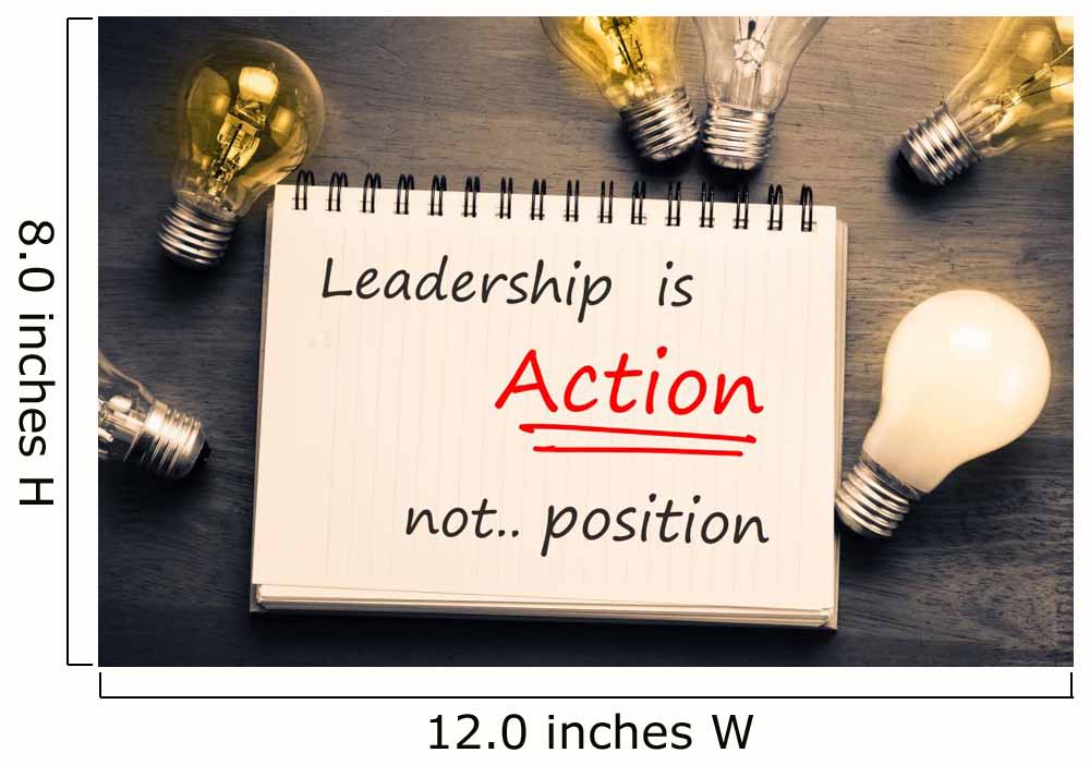 Leadership Is Action Wall Decal
