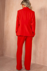 Stevie Red Tailored Blazer