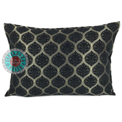 Honingraat black kussenhoes/cushion cover ± 50x70cm