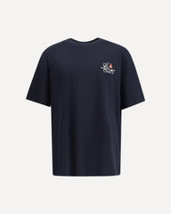 Anagram Chest Embroidery T-Shirt with a triangle motif with a single-eye design