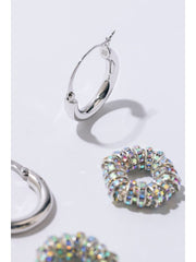 Les Créoles Grandes Silver Earrings