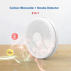 2-in-1 WiFi Smart Carbon Monoxide & Smoke Detector Alarm