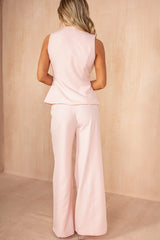 Juno Pink Square Neck Top
