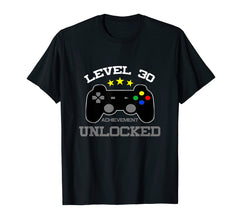 Funny shirts V-neck Tank top Hoodie sweatshirt usa uk au ca gifts for 30th Birthday Gift T Shirt - Level 30 Achievement Unlocked 501560