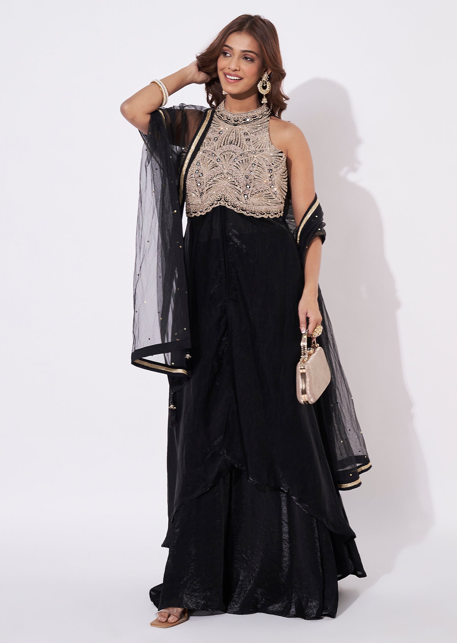 Black Anarkali Suit