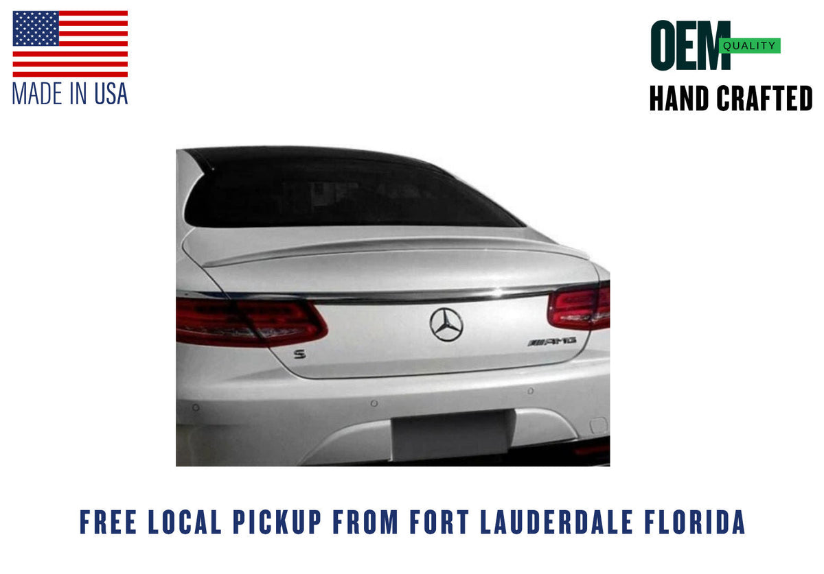 2014-2018 Mercedes S-Class Coupe Linea Tesoro Style Rear Lip Spoiler