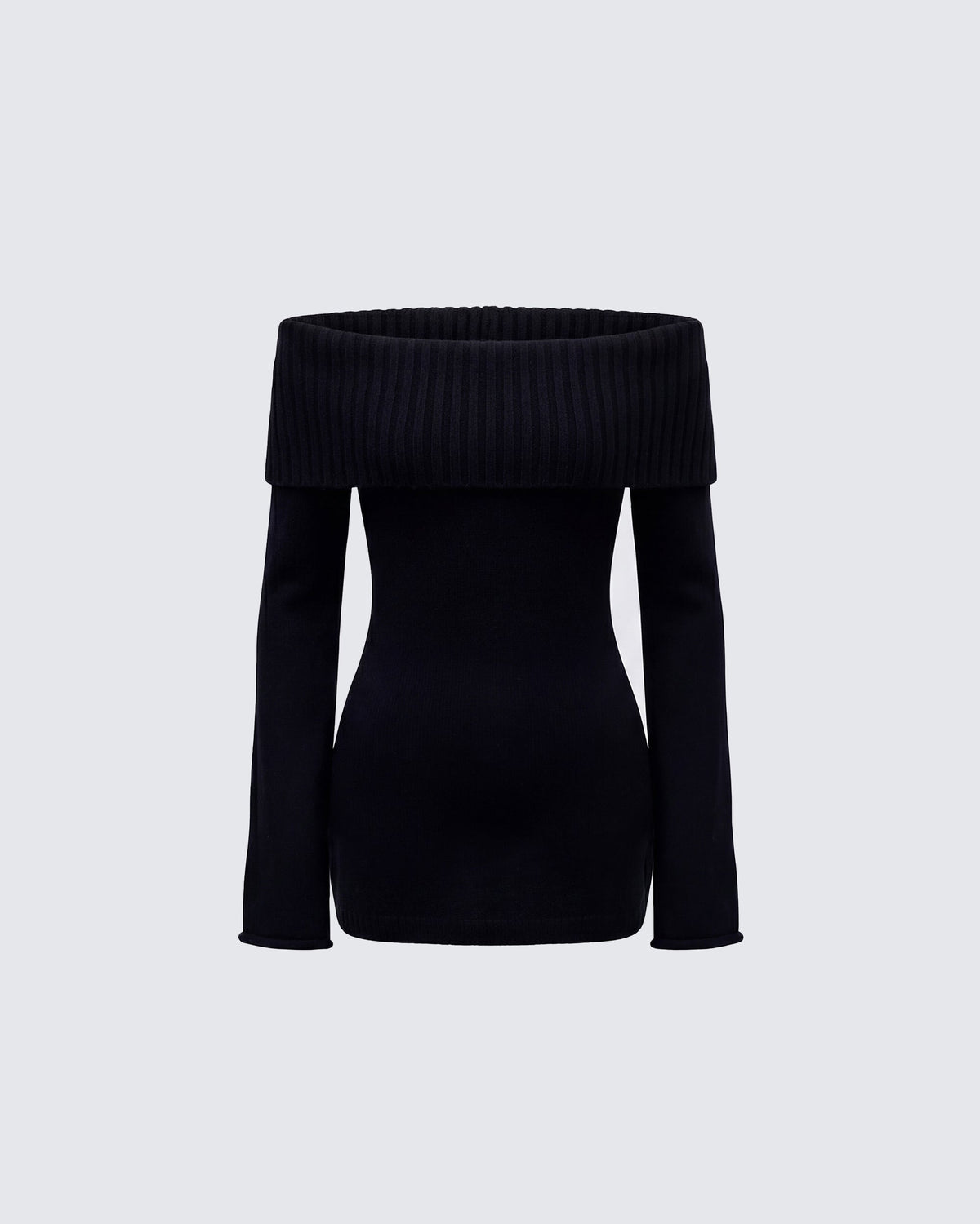 Abeni Black Sweater Mini Dress