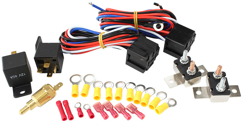 Dual Fan Relay and Wiring Harness Kit