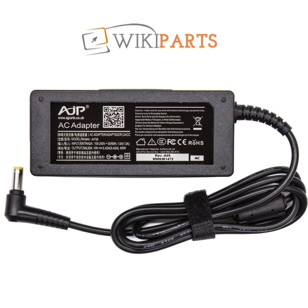 Acer Travelmate P4 TMP414-52-55GA 65W AC Charger 3.0MM x 1.0MM AJP Replacement Laptop Adapter