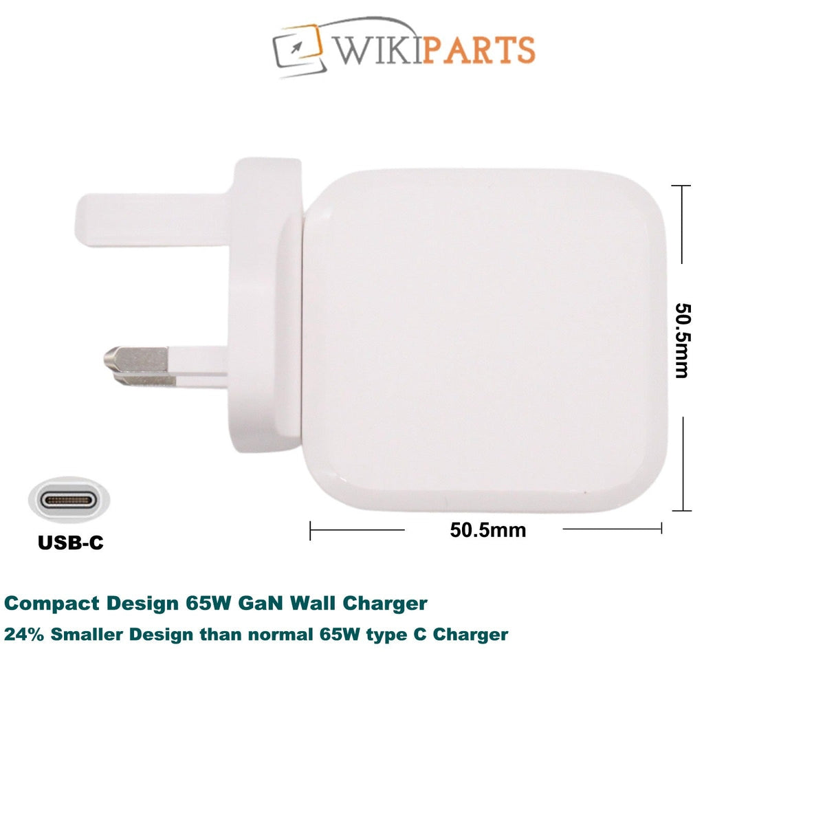 HP Envy X360 15-FE0007NIA 65W USB Type-C QC 3.0 PD White Fast Wall Charging Laptop Replacement Adapter