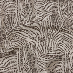 Drapery Jacquard - Slate Animal Stripes and Spots - British Imported