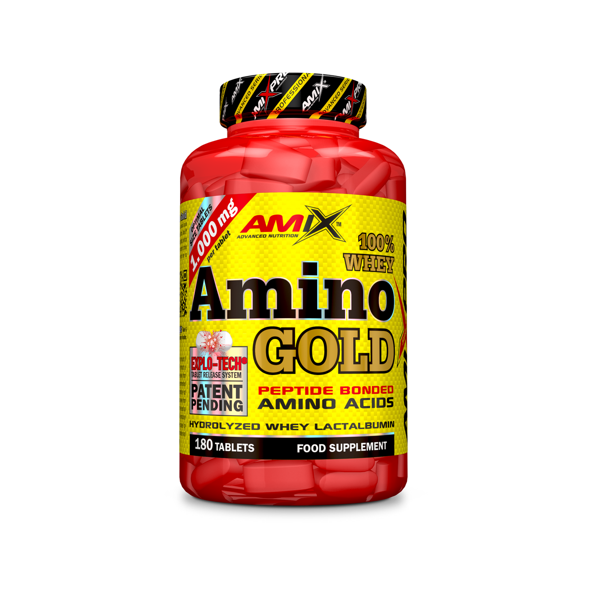 Aminoácidos Whey Amino Gold 180 tabs – Amix Pro®