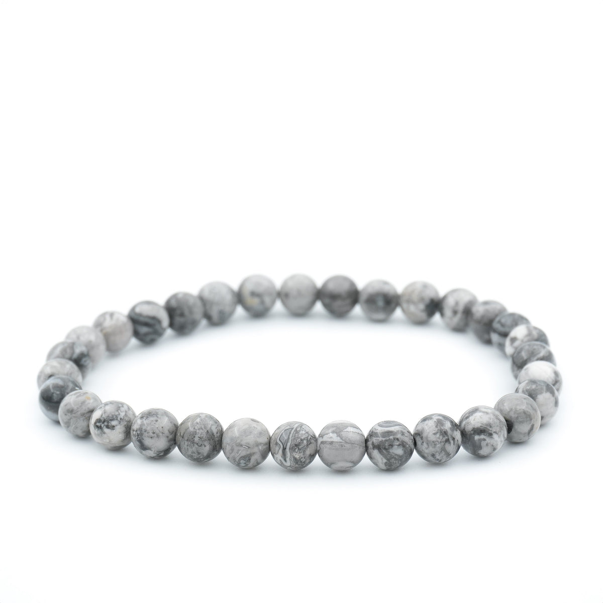 Bracelet Agate Crazy Lace Grise