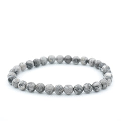 Bracelet Agate Crazy Lace Grise