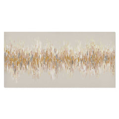 Agave Quadri Astratti: Golden Raisin 150x70 - Pittura Materica Oro Bianco Rosa Grigio