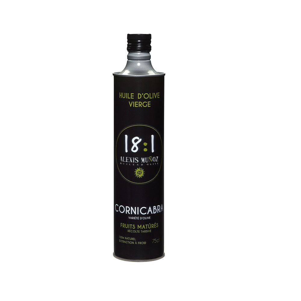Huiles et vinaigres Huile d'olive 18:1 -  100 % Cornicabra - L'essentiel