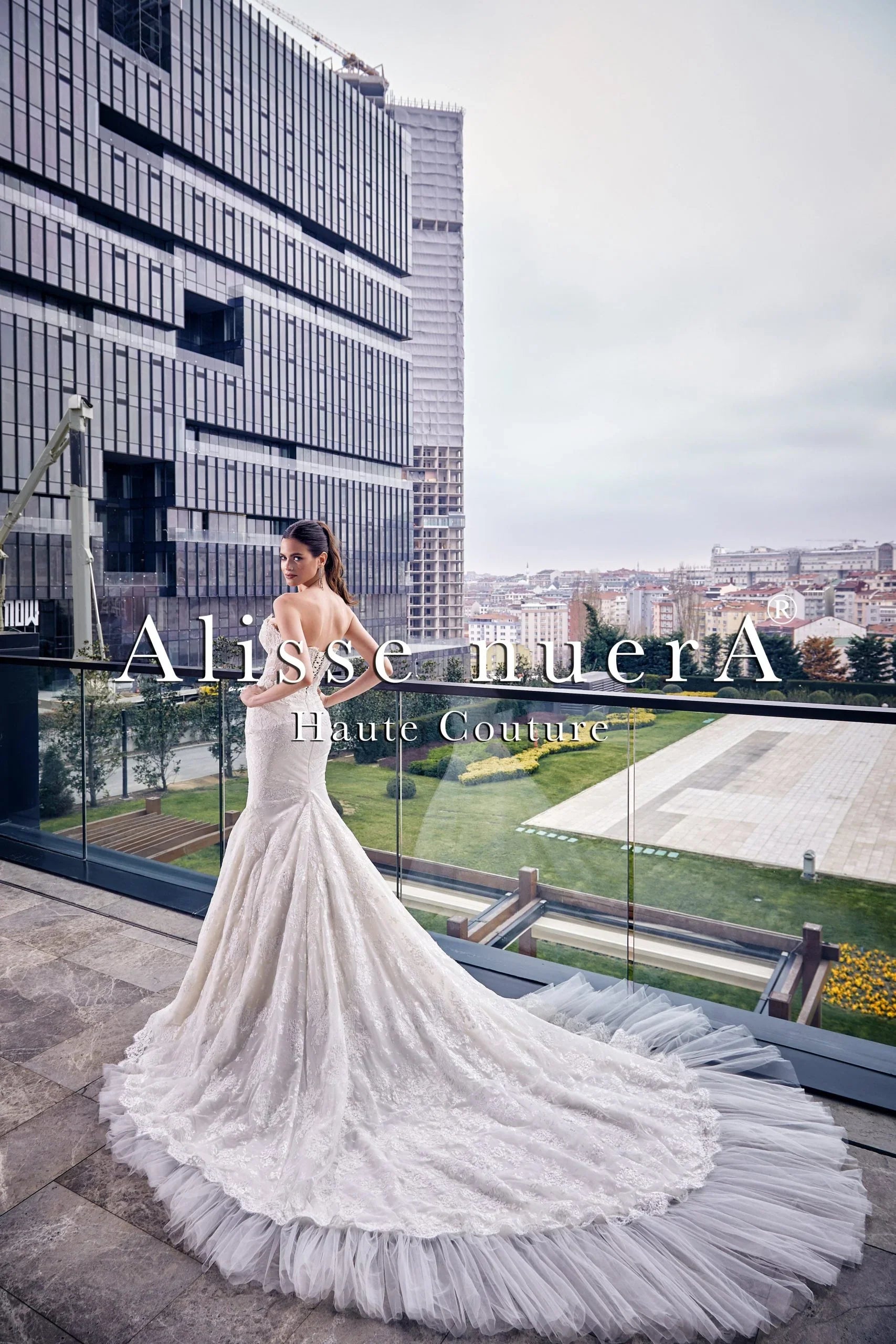 Sweetheart Convertible Lace Wedding Gown with Lace Bridal Cover Up Bolero