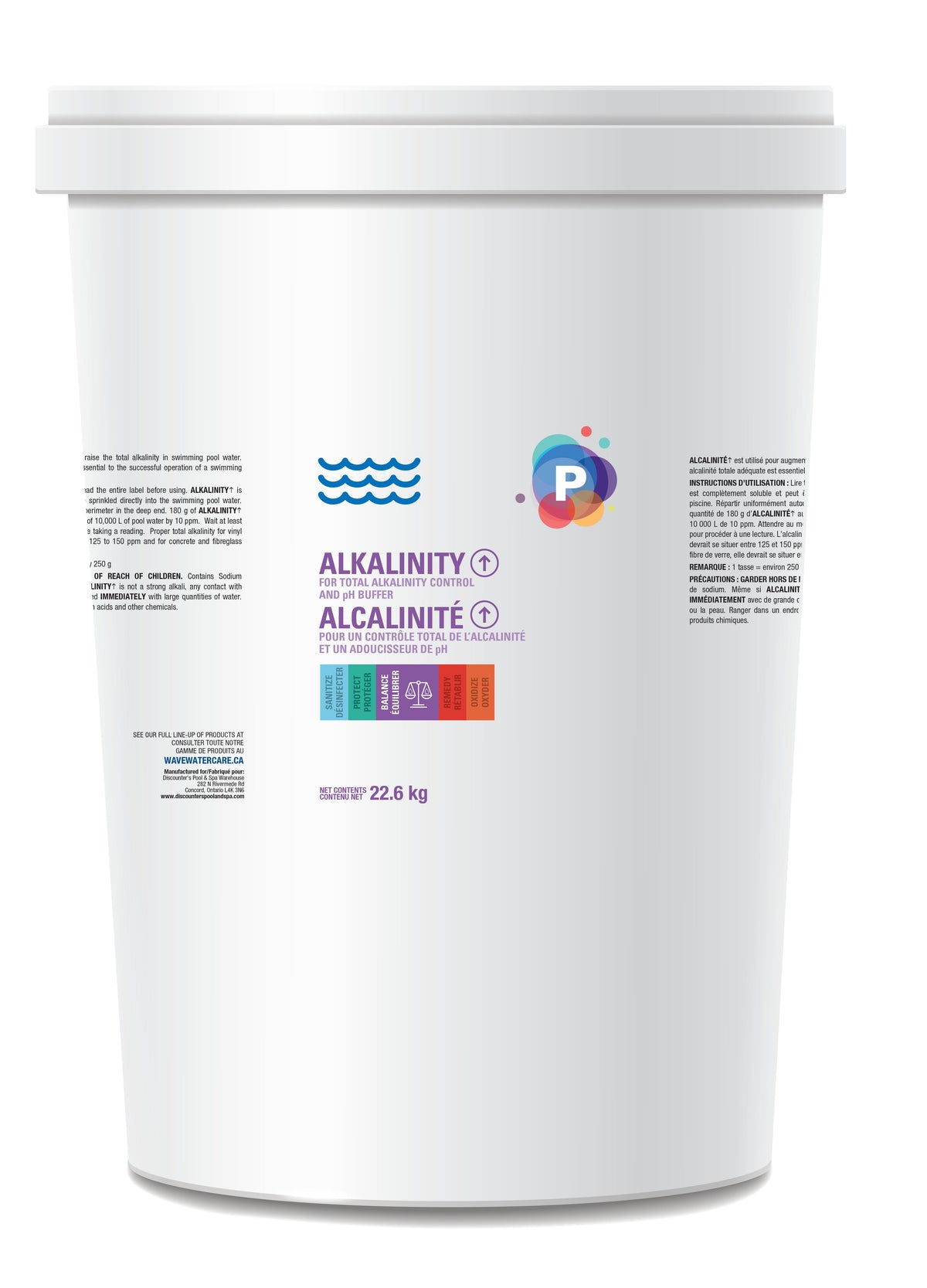 Alkalinity Up (22.6 Kg) - Swimming Pool Wave Water Care