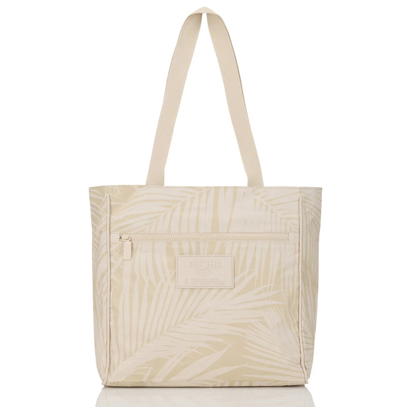 Aloha Collection "Areca" Go-To Tote - Latte/Sandstone-Tote Bag-Leilanis Attic