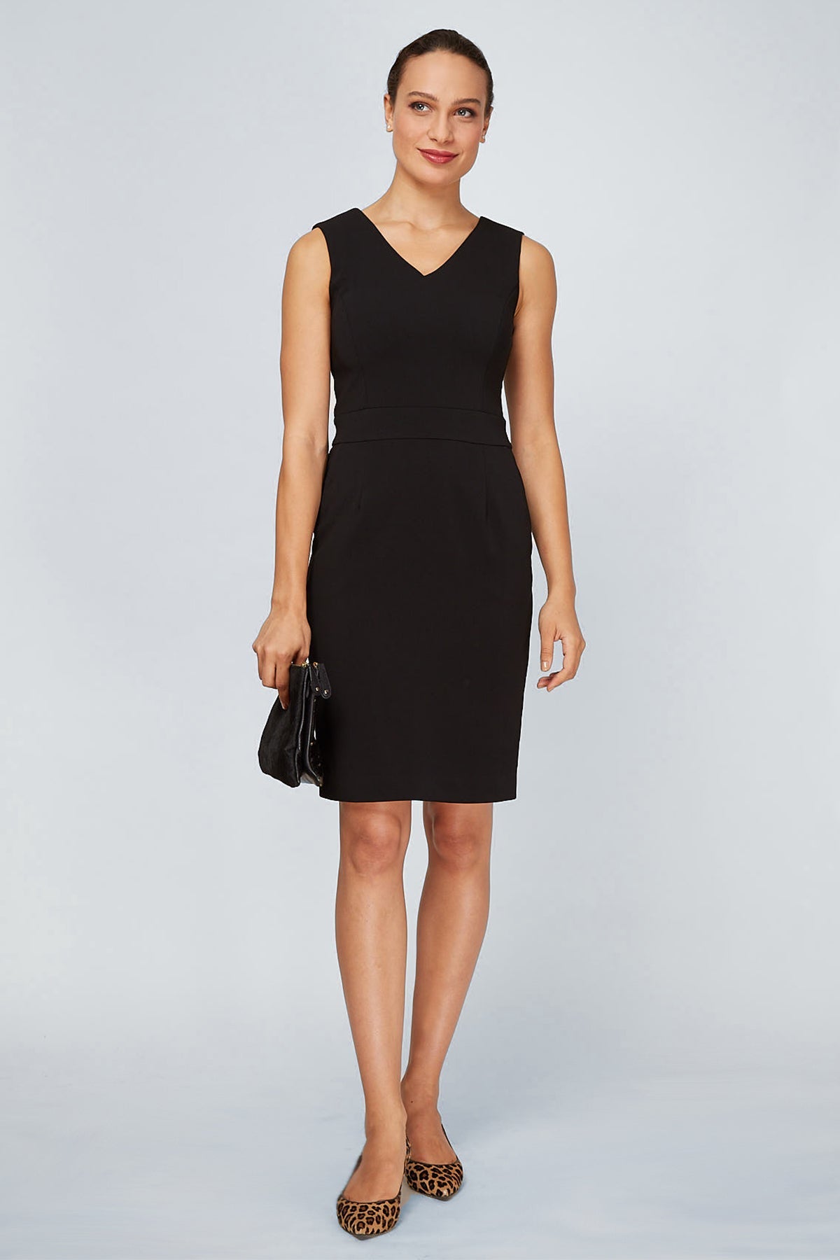 Women' Business Alyssa Dress V Back - Black NORA GARDNER | OFFICIAL STORE for work and office