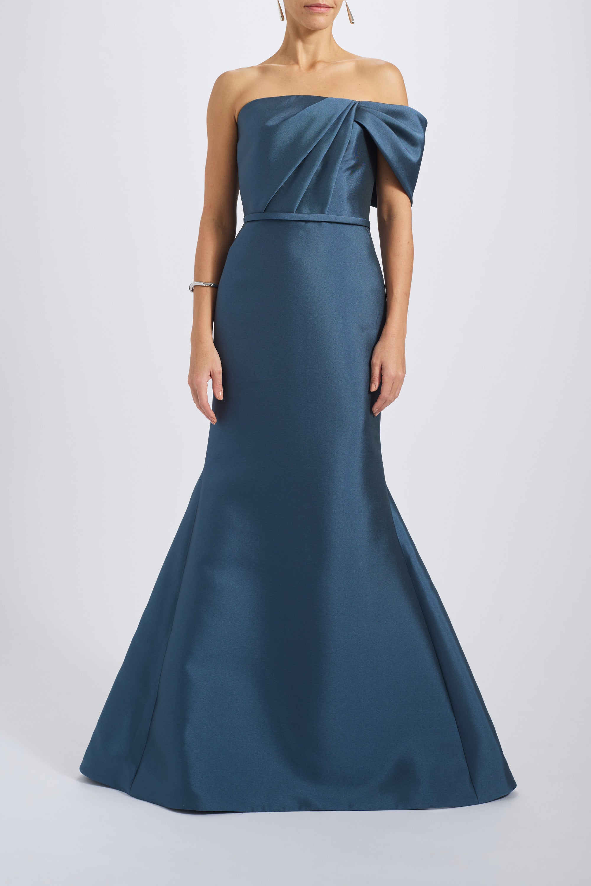 Asymmetric Bow Gown