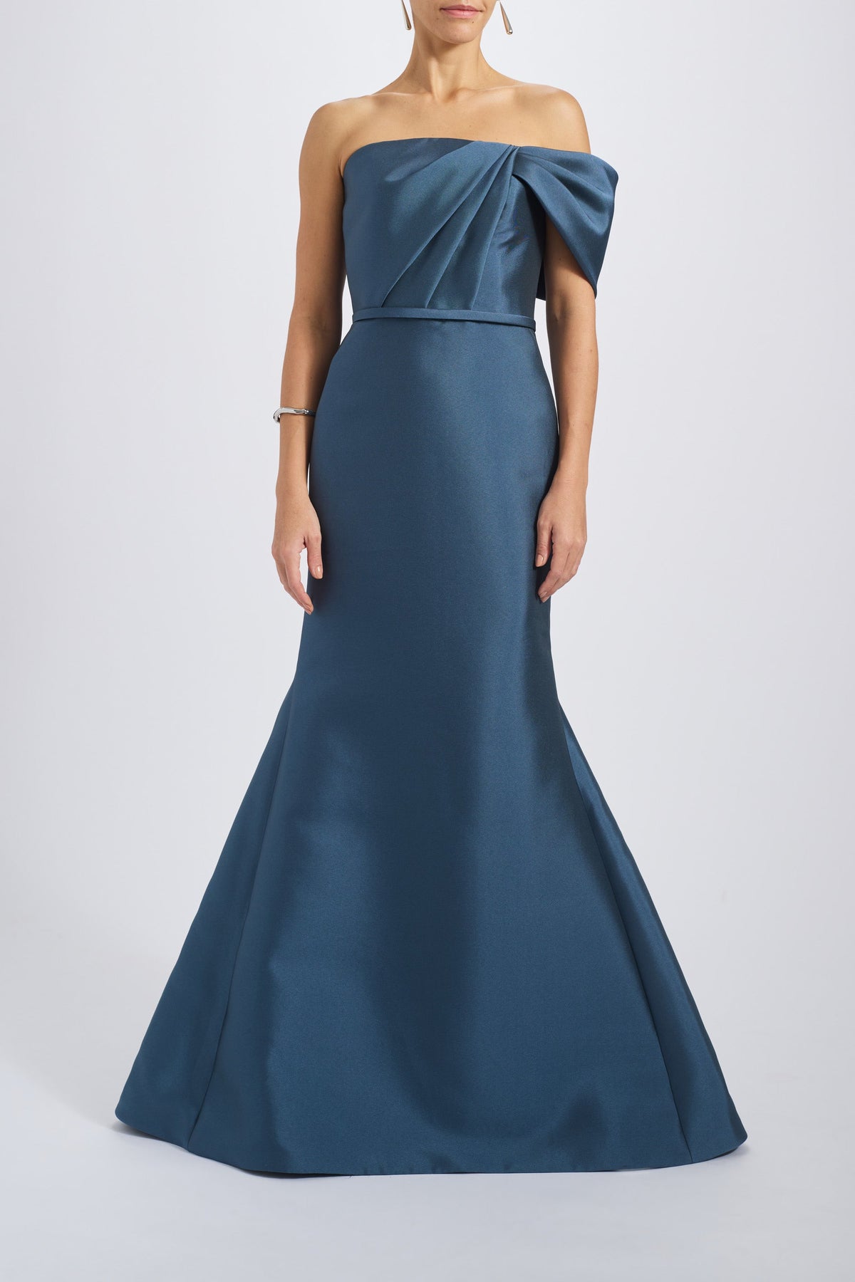 Asymmetric Bow Gown