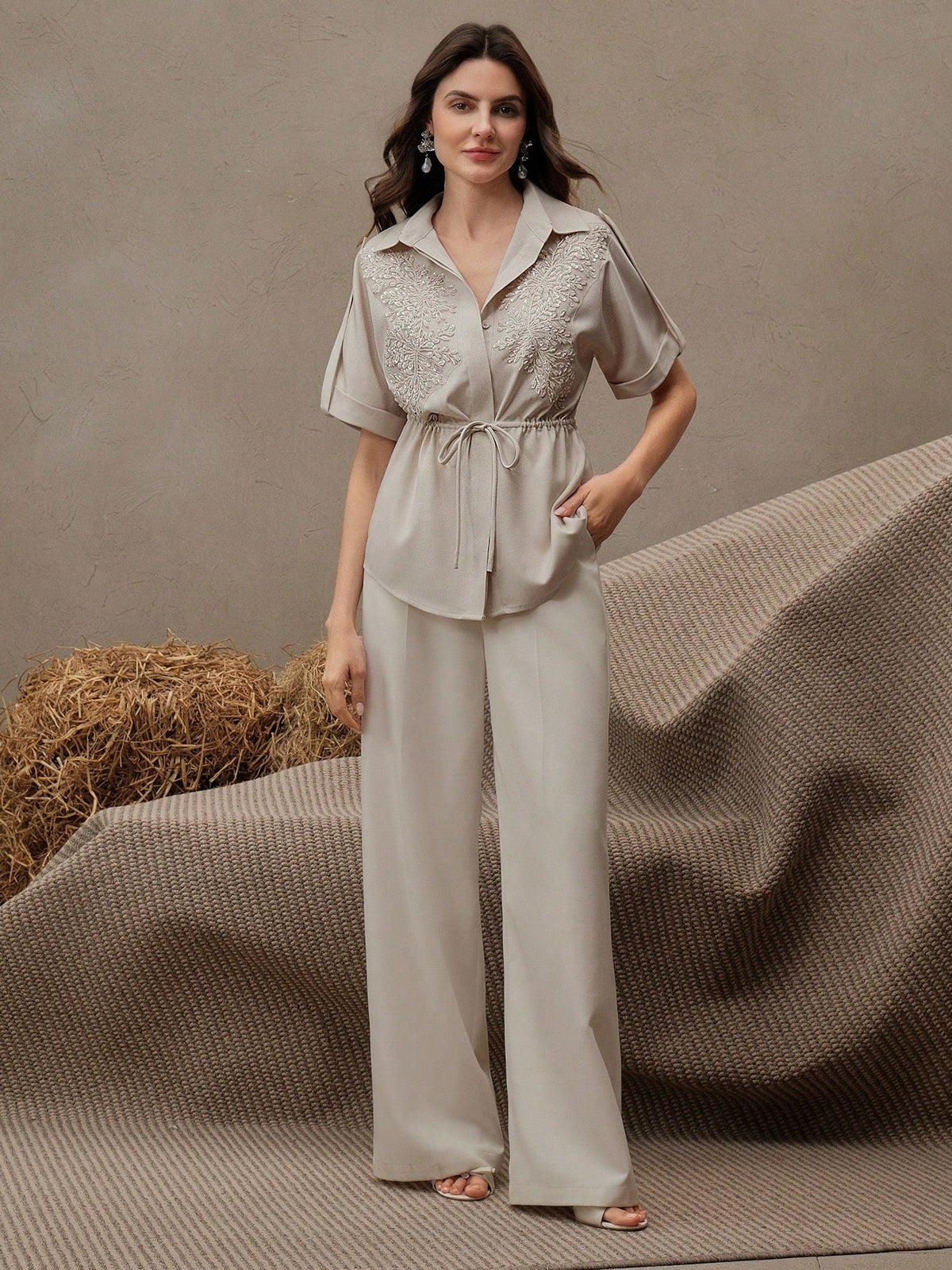 Elegant Dresses For Women Oldmoney Co-ord Set