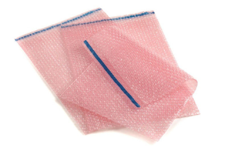 Bubble Pouches Anti Static - Self Adhesive - 130mm x 185mm - 5.12" x 7.25"