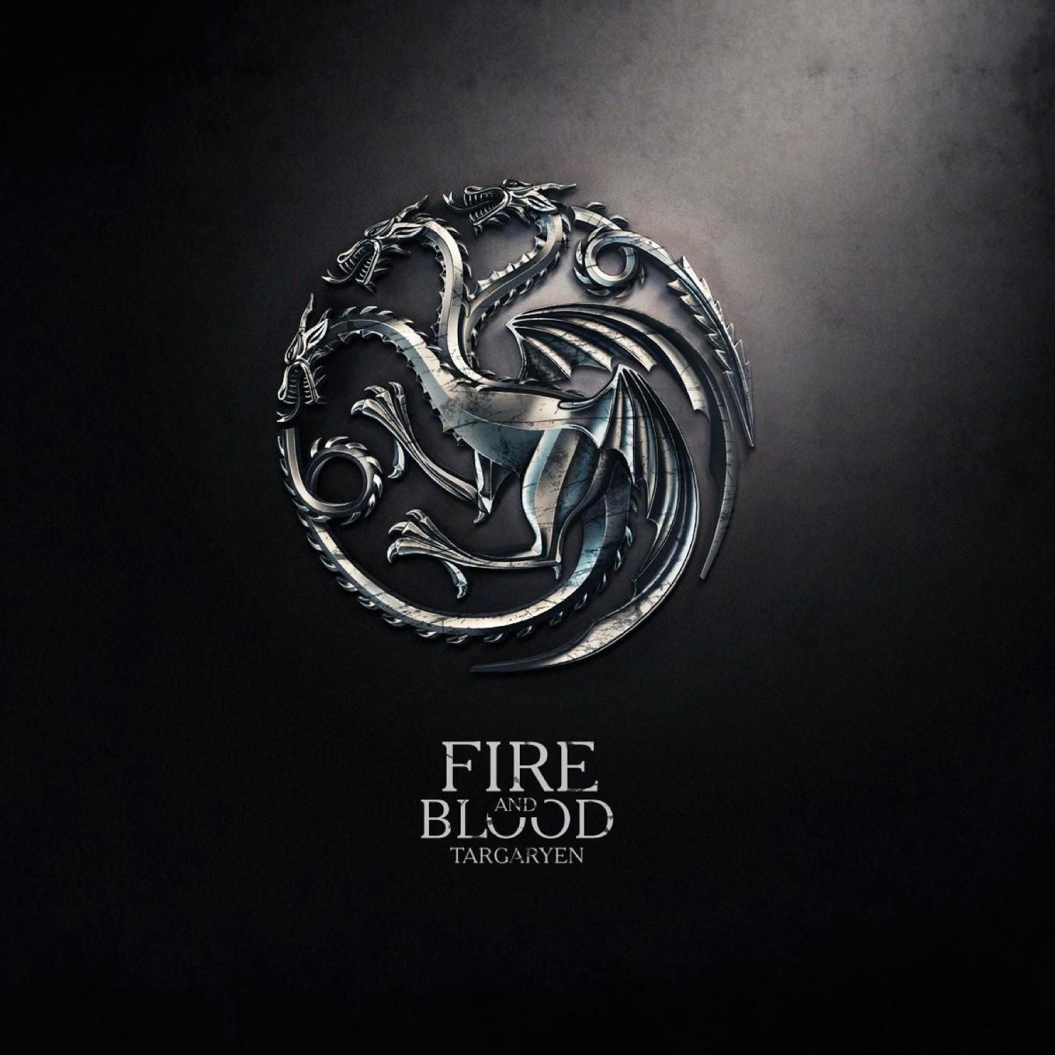 Art From Game Of Thrones - Dragon Sigil Of House Targaryen - Fire And Blood - Canvas Prints